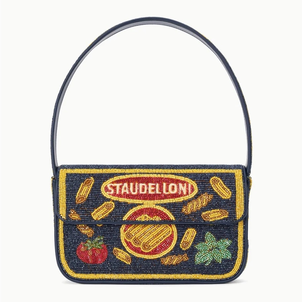 STAUD BEADED TOMMY BAG STAUDELLONI
